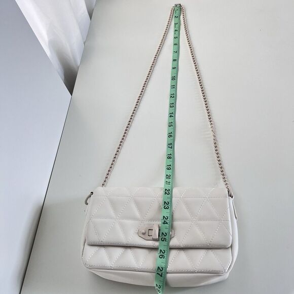 Quilted Small Chain Strap Crossbody Purse Bag Vegan Leather Forever 21 - Picture 10 of 14